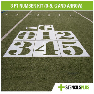 3 ft football numbers